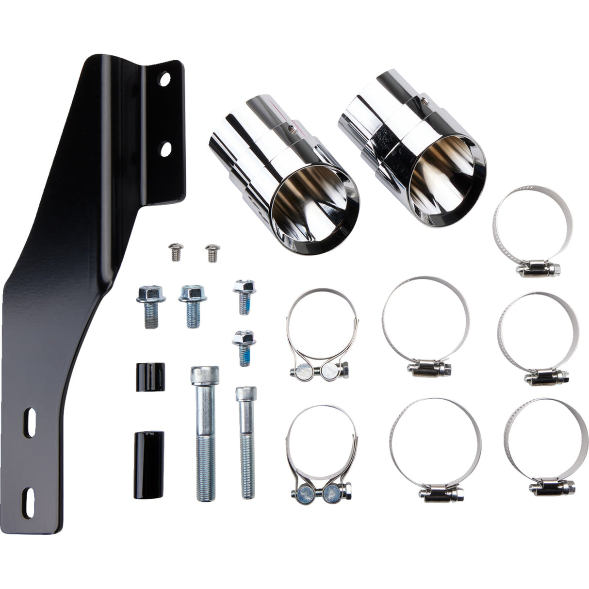 COBRA 1800-0087 6850 Speedster Slashdown Exhaust System - Chrome - '86-'06 Softail