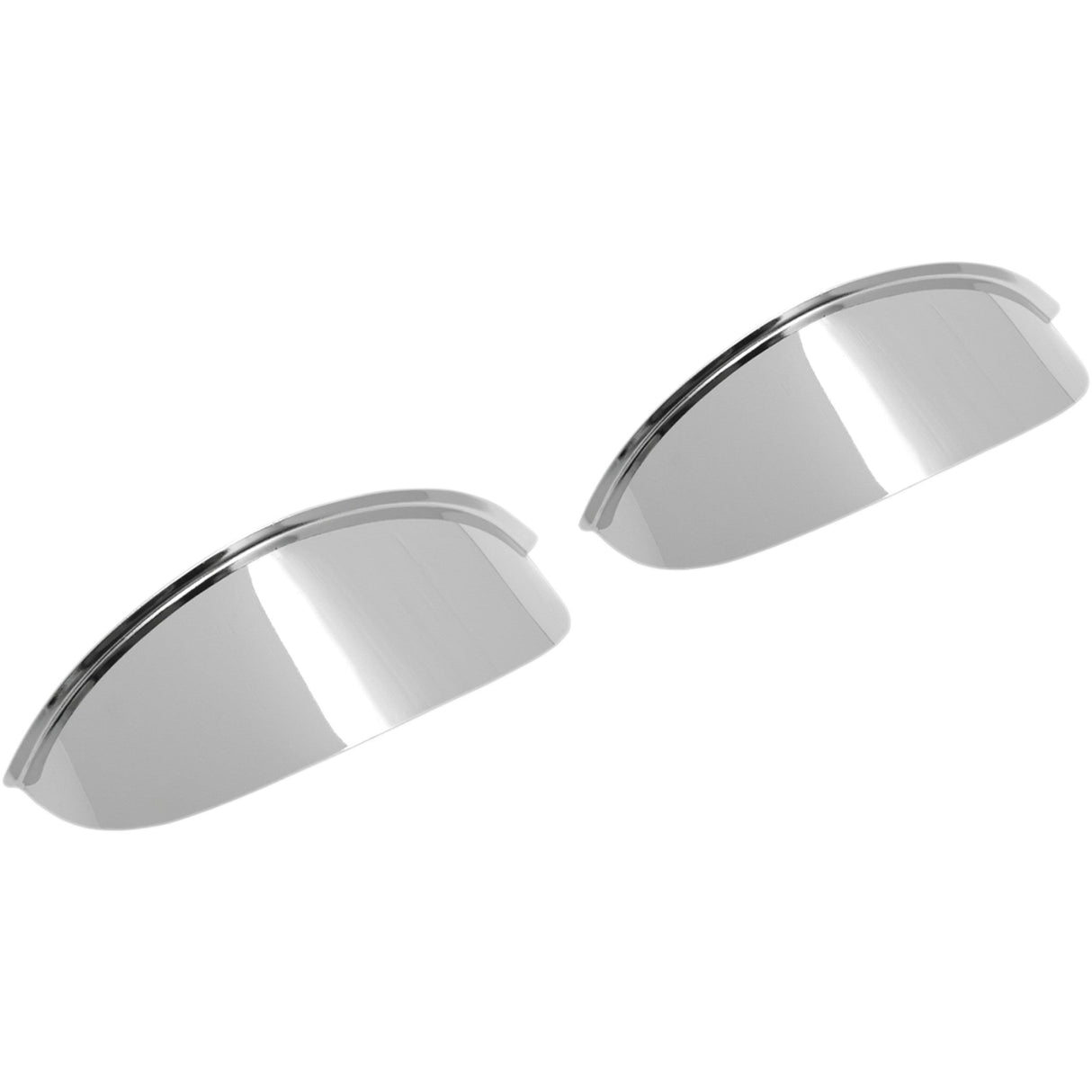 DRAG SPECIALTIES 2001-0370 Visors for Headlights & Spotlights Visor for 4 1/2" Headlight - Chrome
