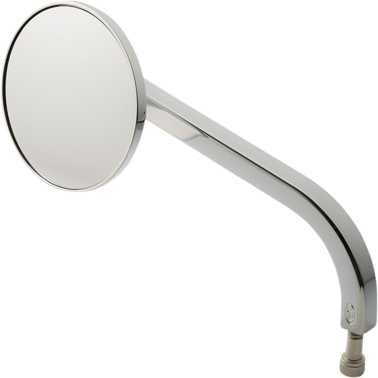 JOKER MACHINE 0640-1507 03-050-3L No. 7 Standard 3-1/4" Round Mirror - Side View - Round - Chrome - Left
