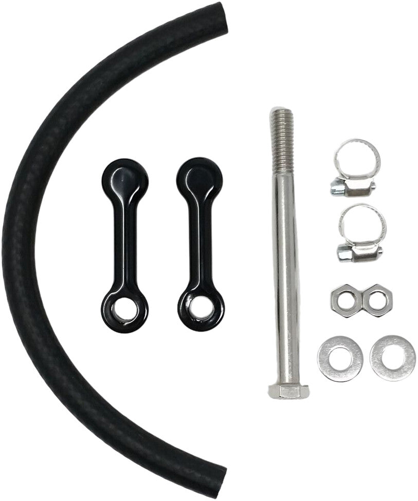 Dk Custom Products 880-3030 DK-SFT-TLK-2 BILLET TANK LIFT KIT 2" `99-17 SOFTAIL POWDER COAT BLK