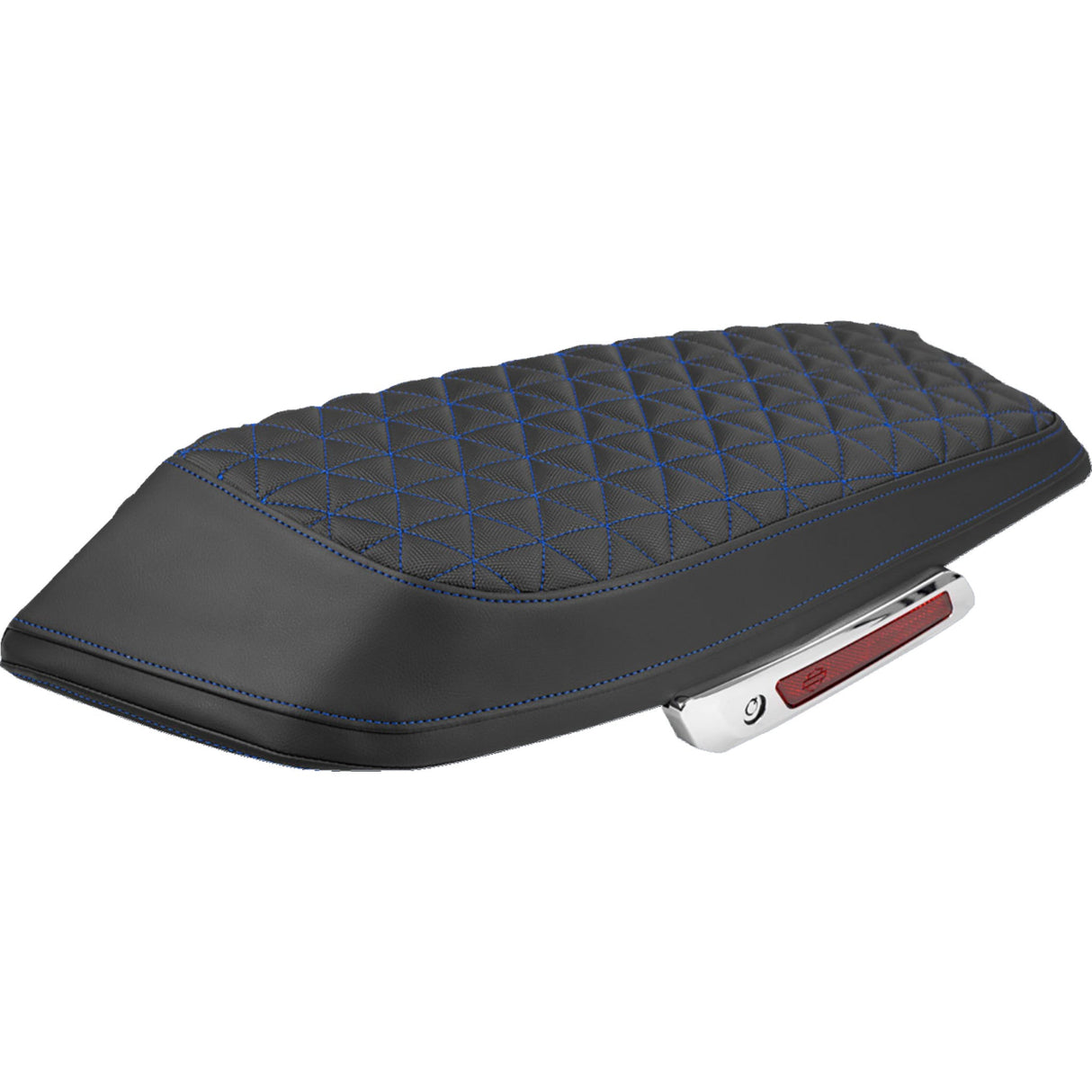 SADDLEMEN 3501-2362 L870-23-21101 Saddlebag Lid Covers tri-gripper - blue stitch - flh/flt '23-'25