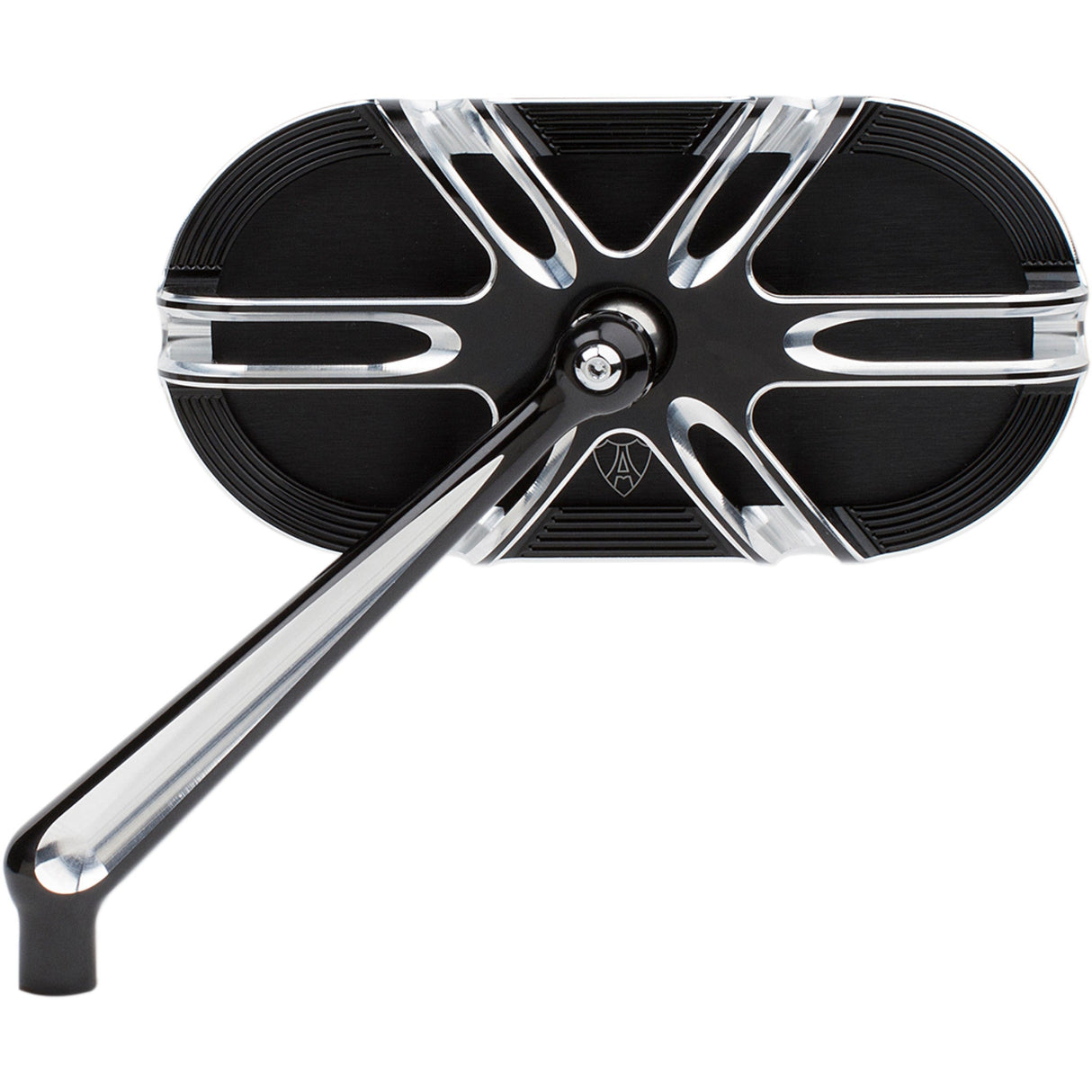 ARLEN NESS 0640-1205 13-164 Caged Series Mirror Mirror - Side View - Caged Series/Deep Cut - Black - Left