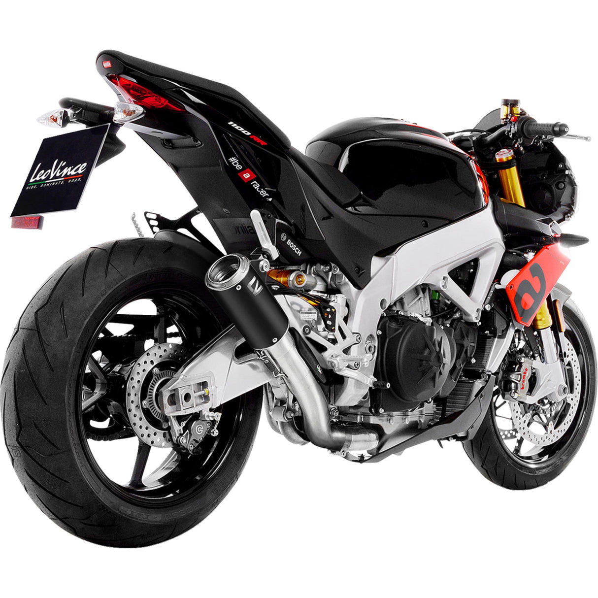 LEOVINCE 1811-4306 15401BU LV Corsa Black Edition Slip-On Muffler LV Corsa Muffler - Black Edition