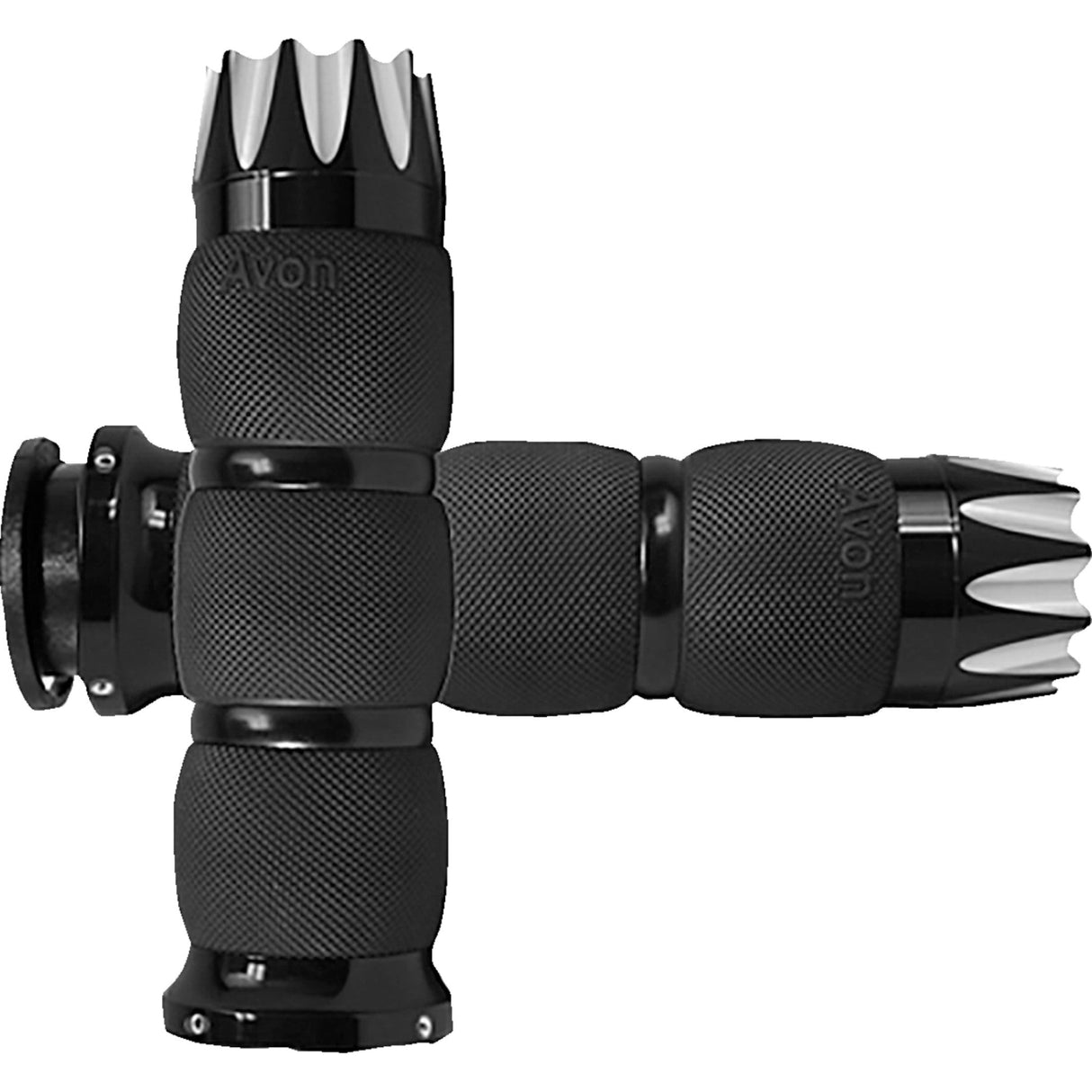 Avon Grips Excalibur Air Cushioned Grips Grips Excalibur Air Cushioned Indian Black - IN-TO-AIR-90A-E For Indian Chieftain 2014-2017