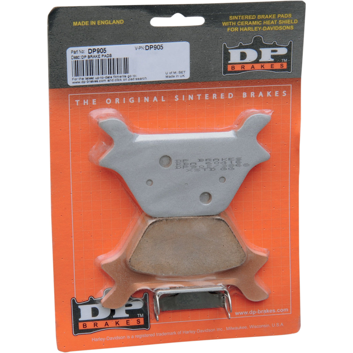DP Brakes Sintered Metal Harley Buell Brake Pads For Harley 1987-2000