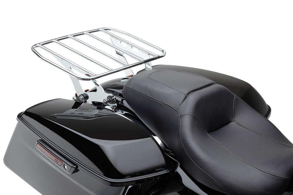 Cobra Detach BIG-A Flat Luggage RK Chrome FLH FLT - 602-2800 For Harley Touring 1997-2026