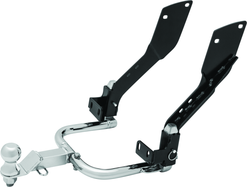 Kuryakyn Receiver Hitch Black & Chrome - 7657 For Harley Touring 2014-2026
