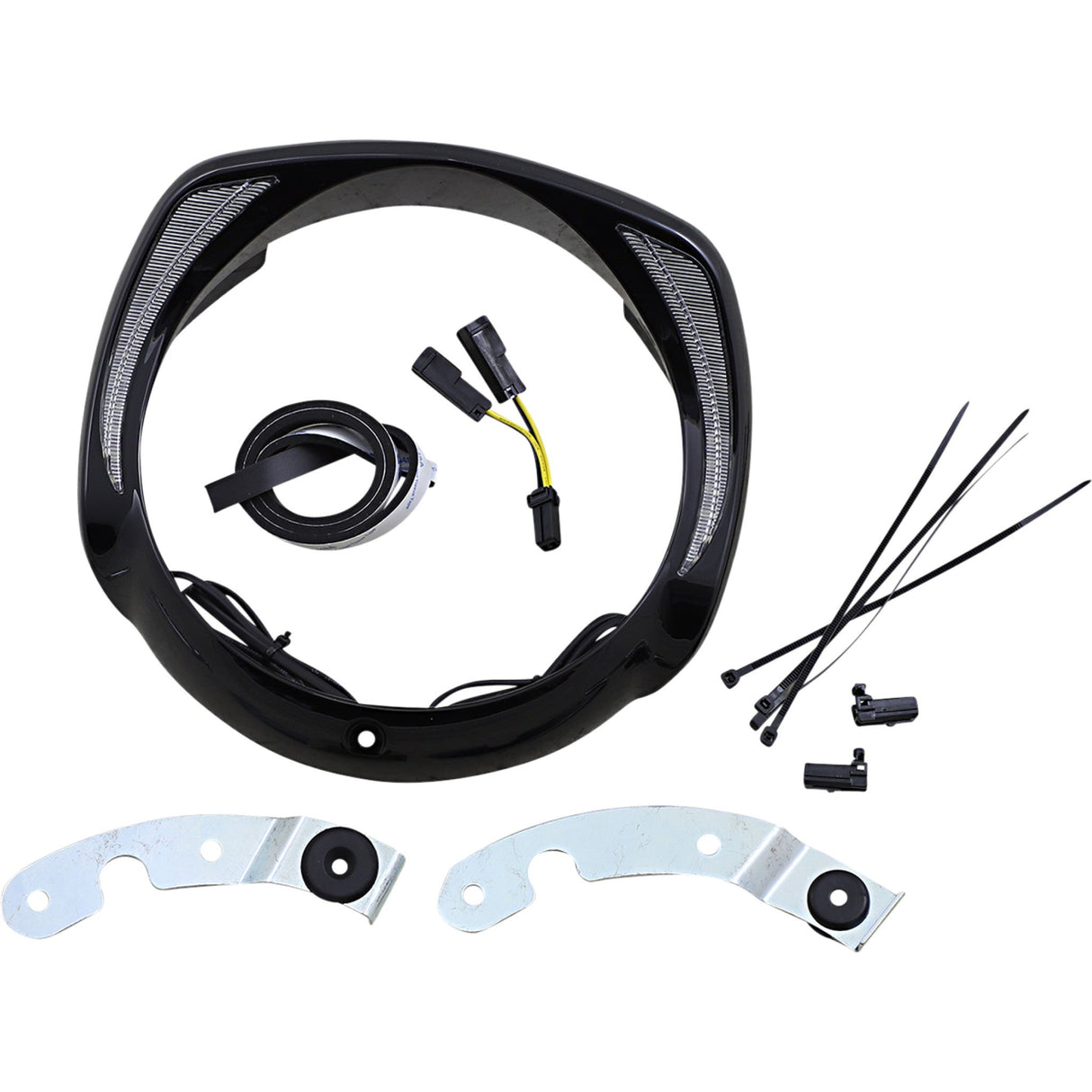 CIRO 2001-1320 45201 Fang® Headlight Bezels - Black