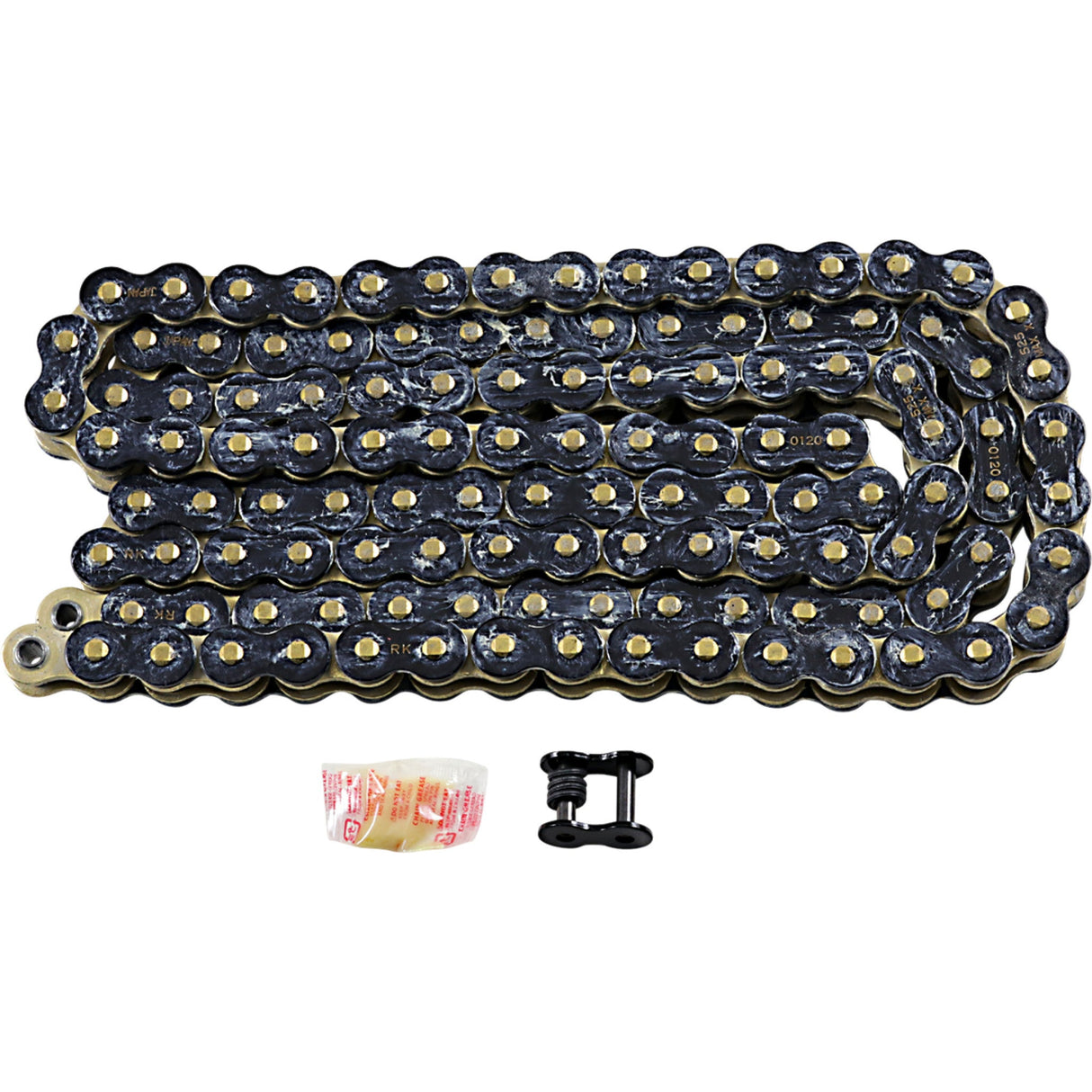 RK 1223-0965 525MAXX-120-BG 525 Max X Chain 525 Max X - Drive Chain - 120 Links - Black & Gold