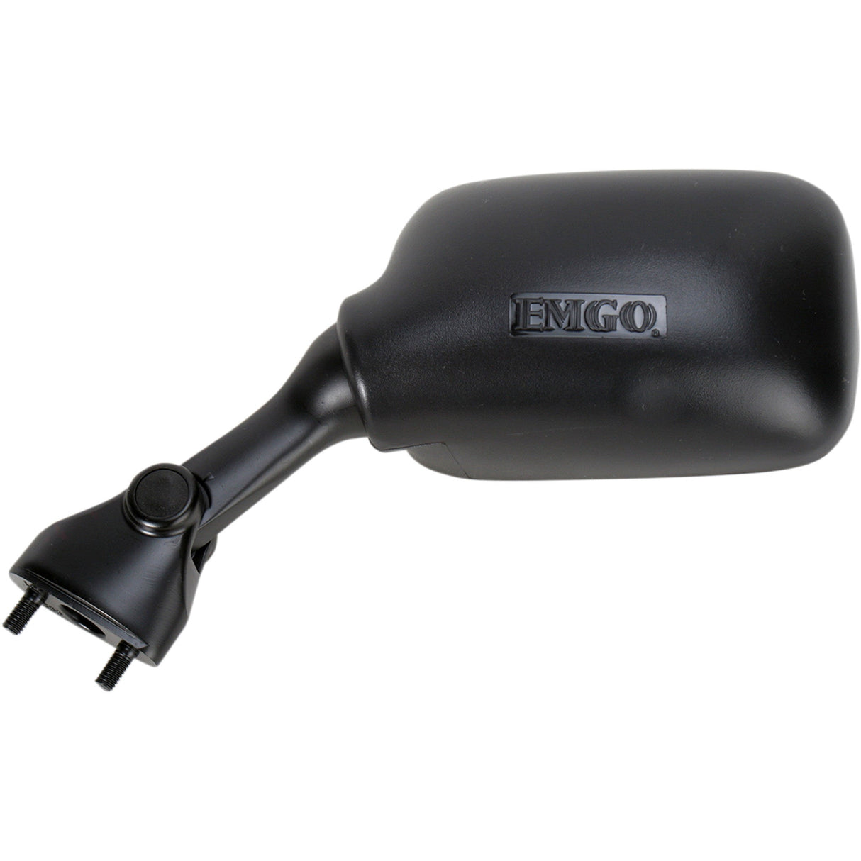 EMGO 0640-0715 20-97222 OEM-Style Replacement Mirror Mirror - Side View - Rectangle - Black - Left