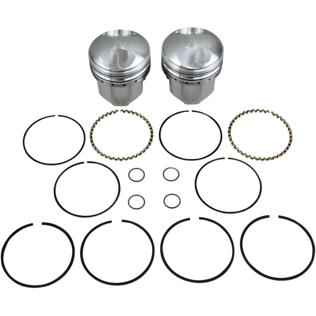 KB PERFORMANCE DS-751203 KB263.010 Hypereutectic Piston Kit Piston Kit - FX/FL