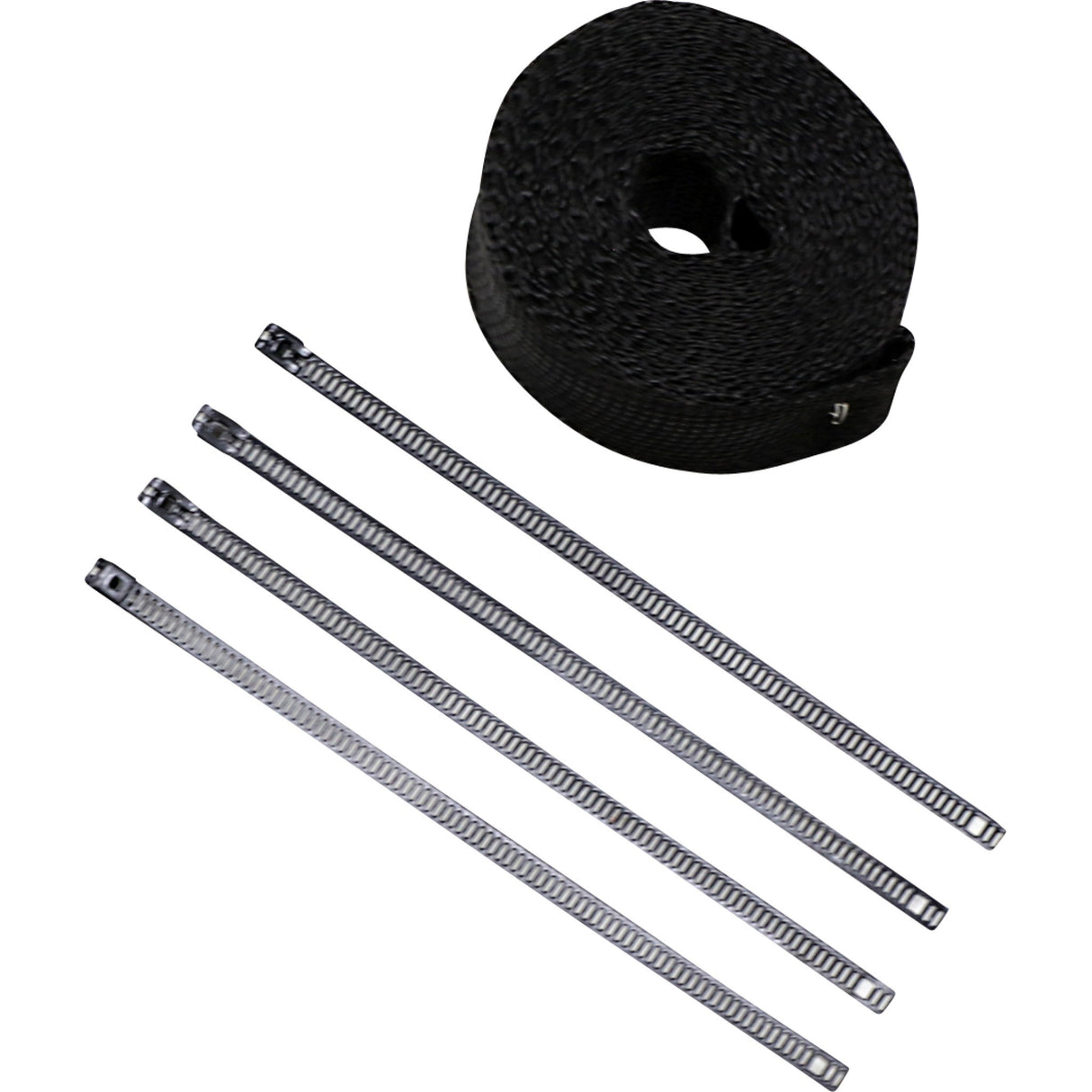 CYCLE PERFORMANCE PROD. 1861-1414 CPP/9242 Lava Rock Exhaust Wrap Kit metallic black - 2" x 25'