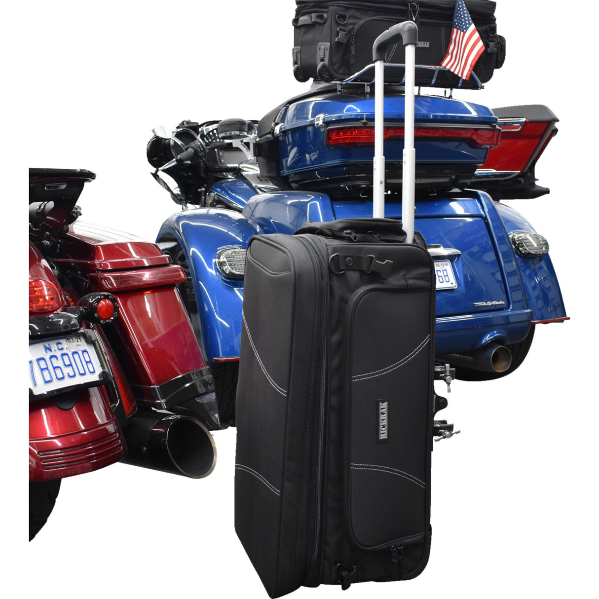 Rickrak Travel Bag - RB-CK-2UP For Harley Motorcycles 1985-2026