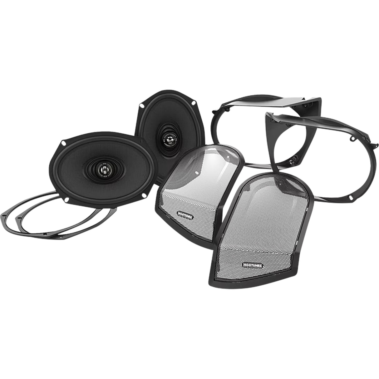 Hogtunes Speaker Lid Kit - RETRO 692 LID-AA For Harley Touring 1998-2013