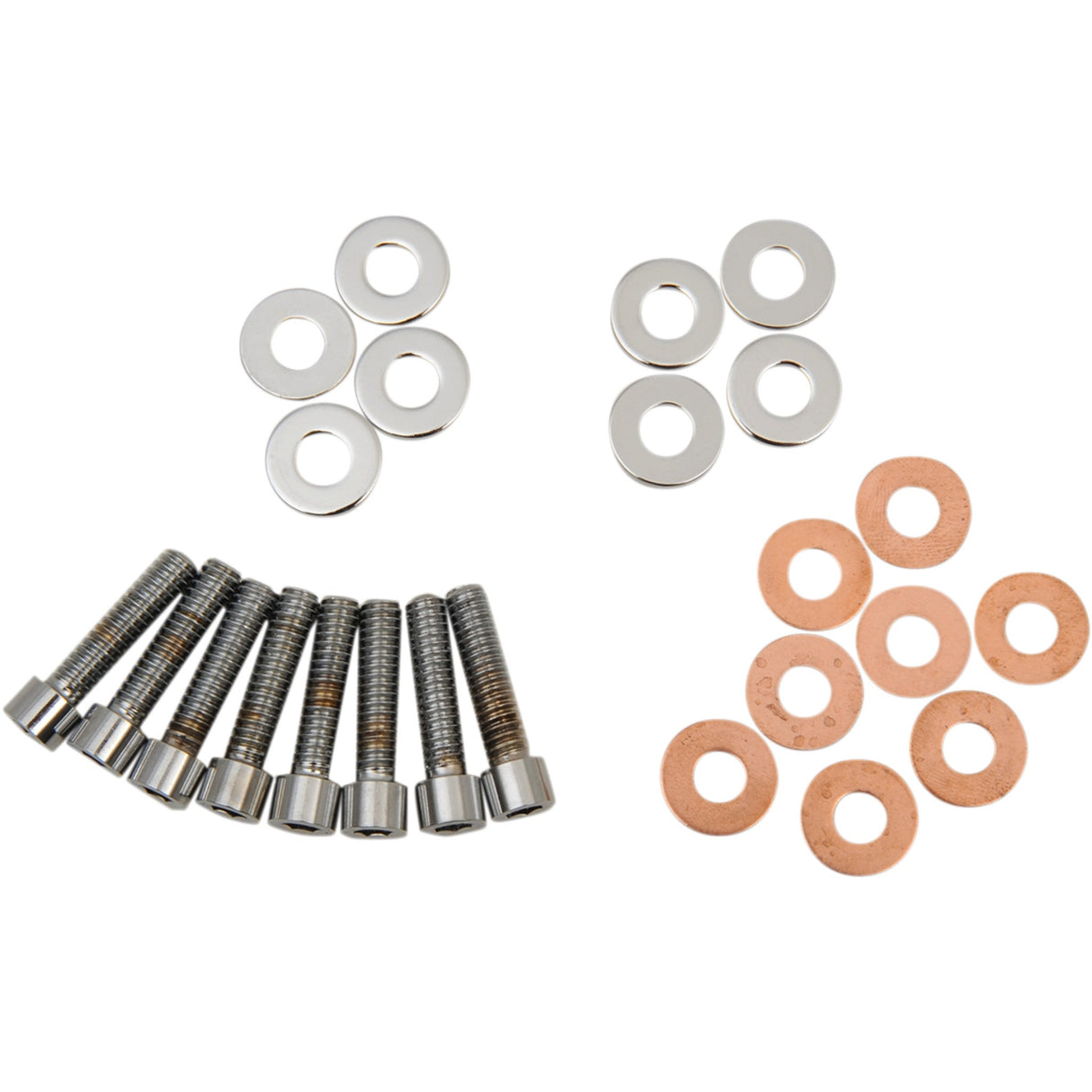 DRAG SPECIALTIES DS-190813S Bolt Set Bolt Kit - Rocker Box - Socket-Head - Smooth - Evolution