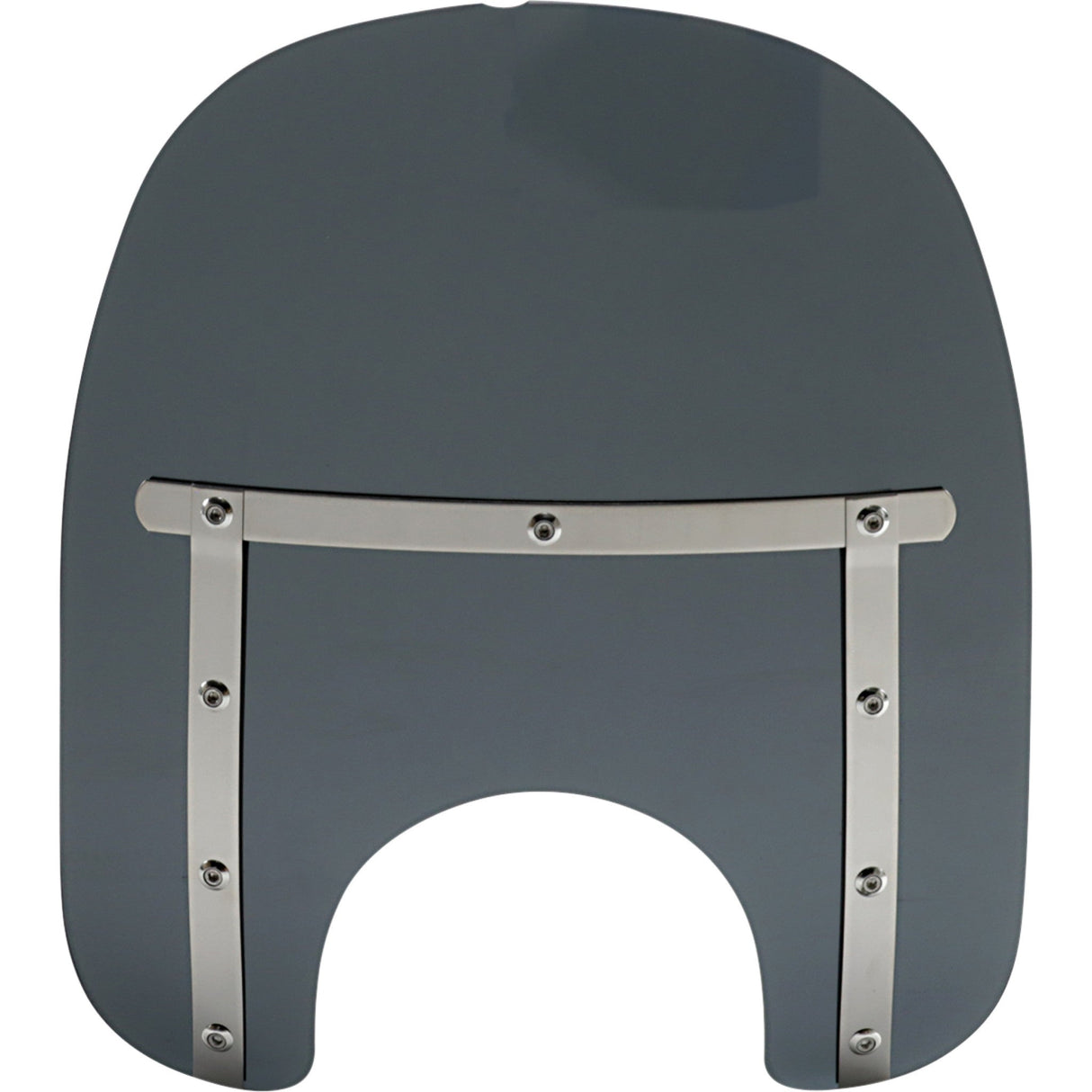 MEMPHIS SHADES 2313-0276 MEM41110 Memphis Slim Windshield 15" - 7" headlight cutout - dark black smoke