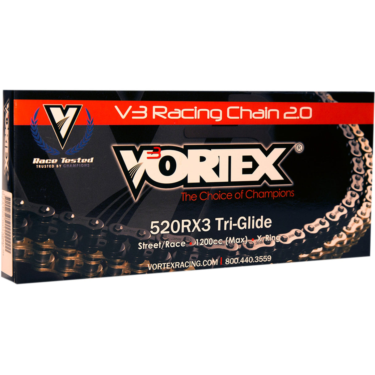 VORTEX 1223-1048 520RX3-120 RX3 Drive Chain 520 RX3 - Drive Chain - 120 Links