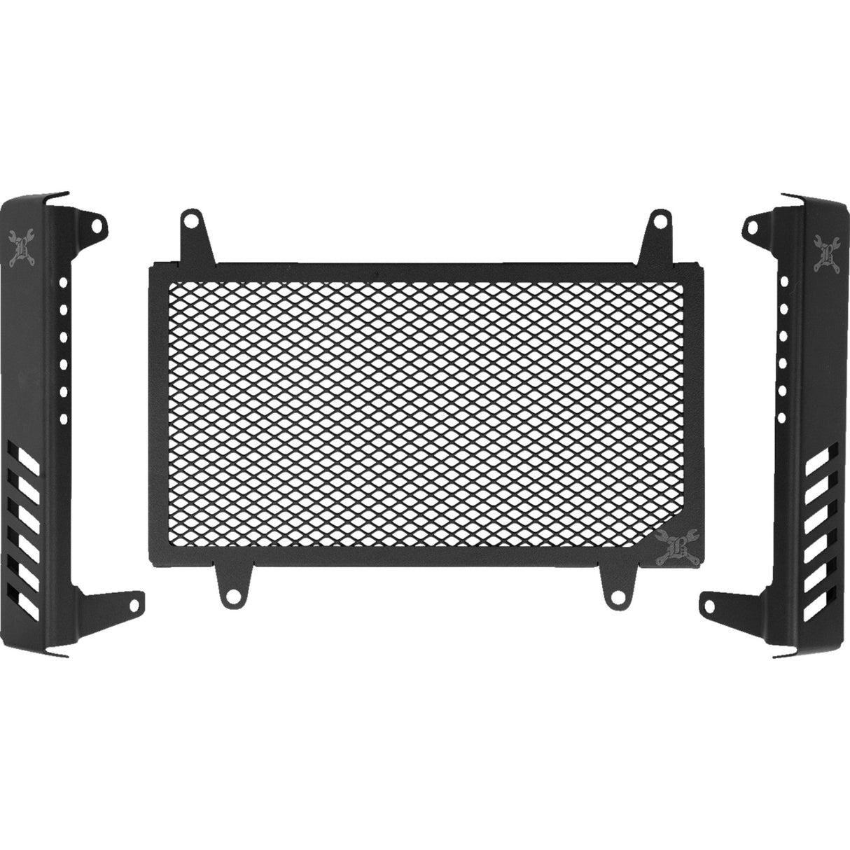 BURLY BRAND 1904-0299 B10-3009B Slash Cut Radiator Guard Radiator Guard - Slash Cut - Honda