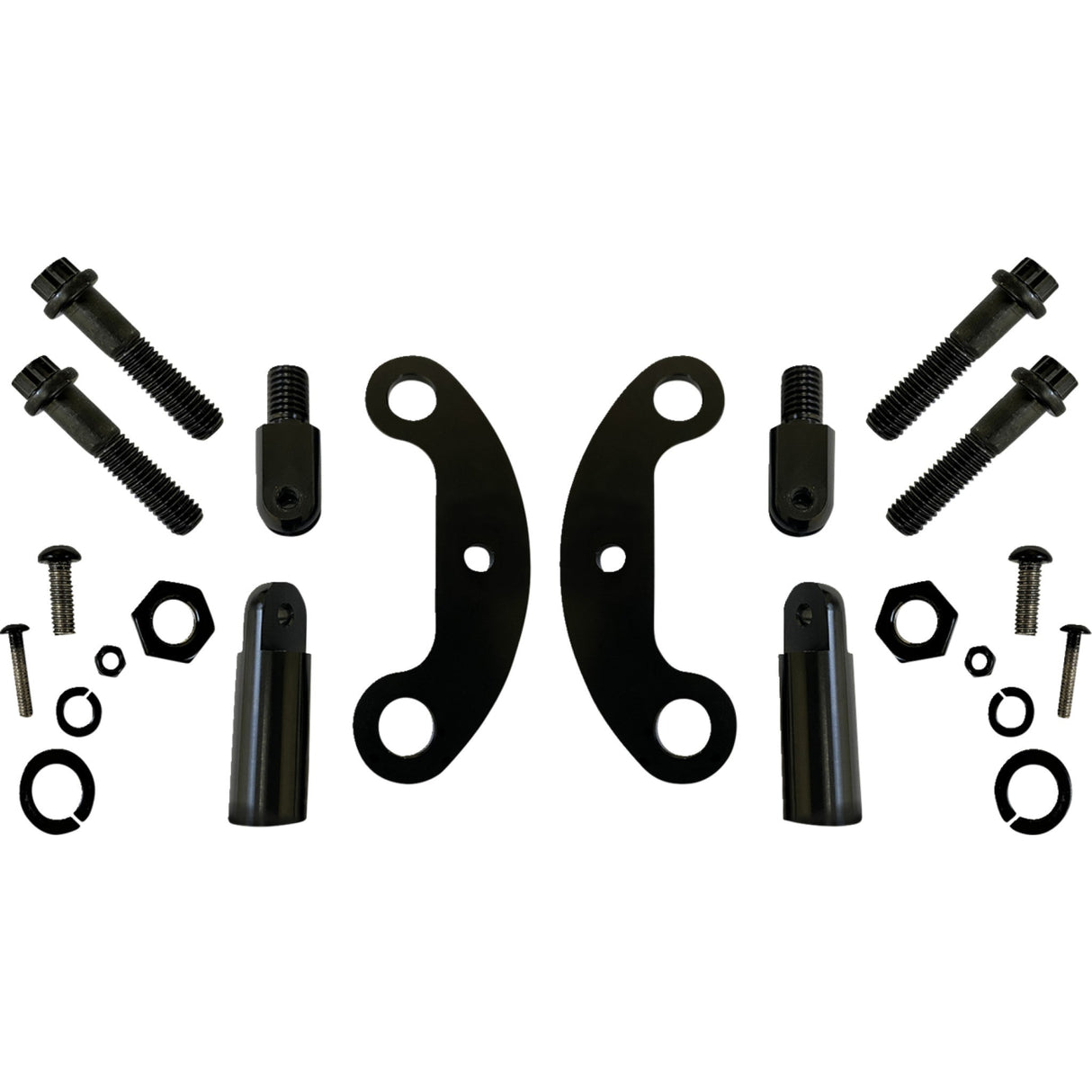 Custom Dynamics Caliper Mounts For ProBEAM® Fog Lights Black - PB-FOG-MOUNT-B For Harley Touring 2000-2026
