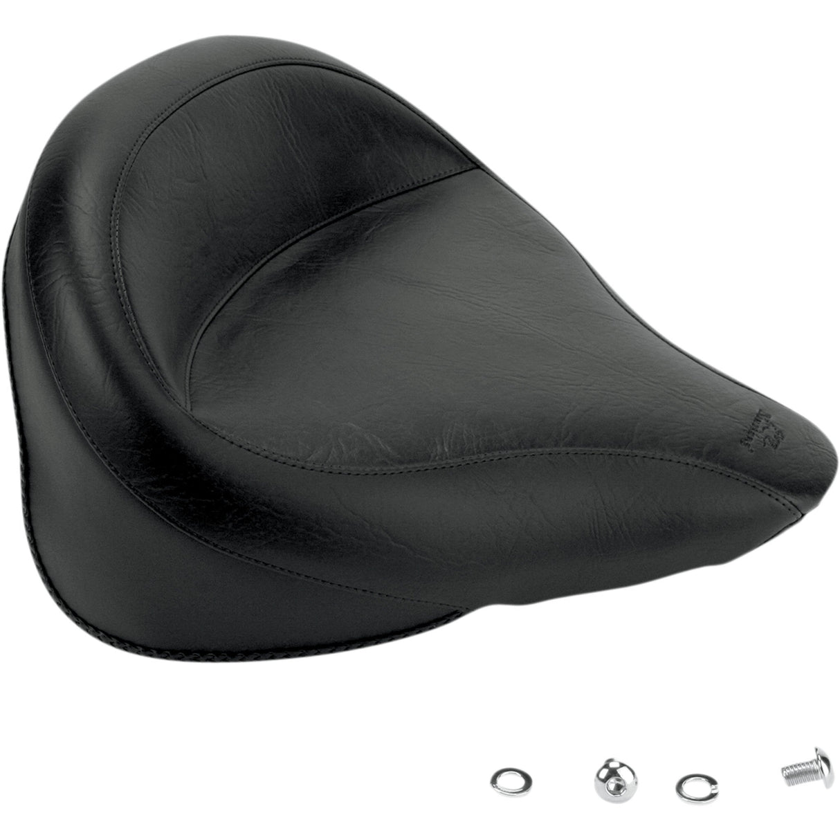 Mustang Wide Vintage Solo Seat - 75096 For Harley Softail 2000-2007