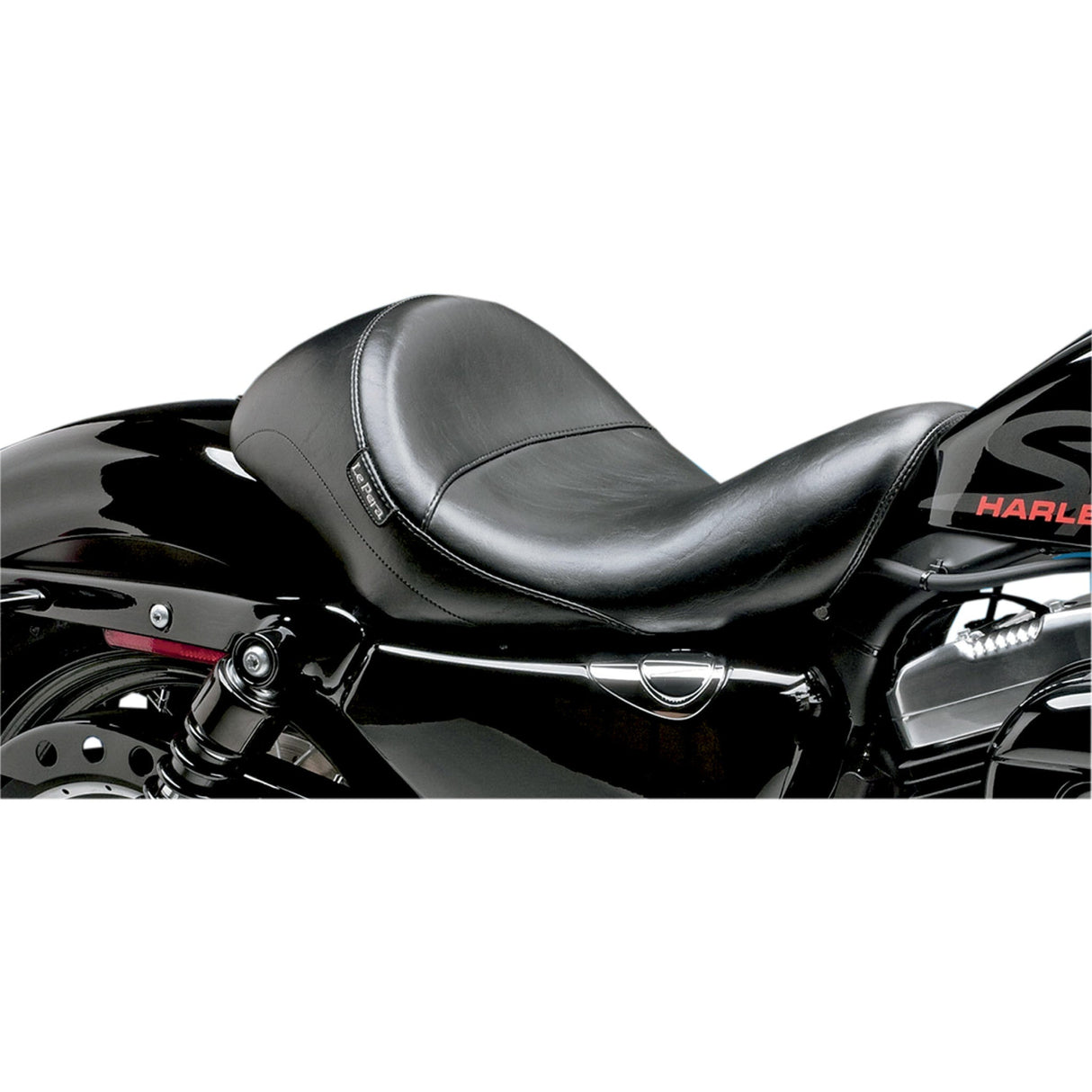 LePera Aviator Solo Seat Smooth Black - LFK-316 For Harley Sportster 2004-2022