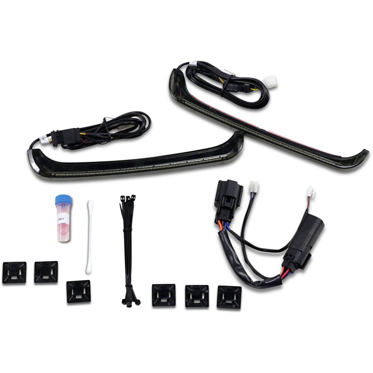 Custom Dynamics LED Low-Profile Bagz™ Accent Lights Smoke Lens - CD-LP-BCM-S For Harley Touring 2014-2025