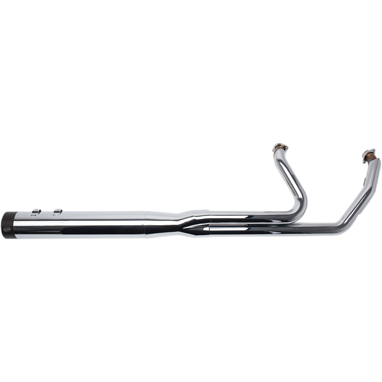 S&S Cycle 2-Into-1 Sidewinder® Exhaust System FL M8 Chrome - 550-0728 For Harley Touring 2017-2026