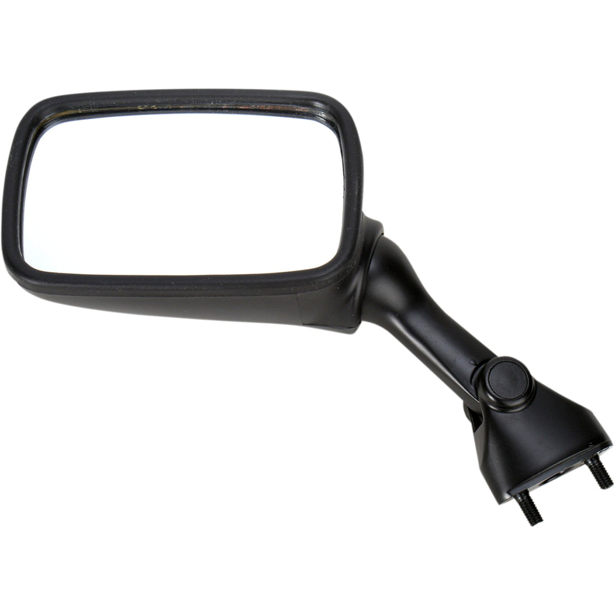 EMGO 0640-0715 20-97222 OEM-Style Replacement Mirror Mirror - Side View - Rectangle - Black - Left