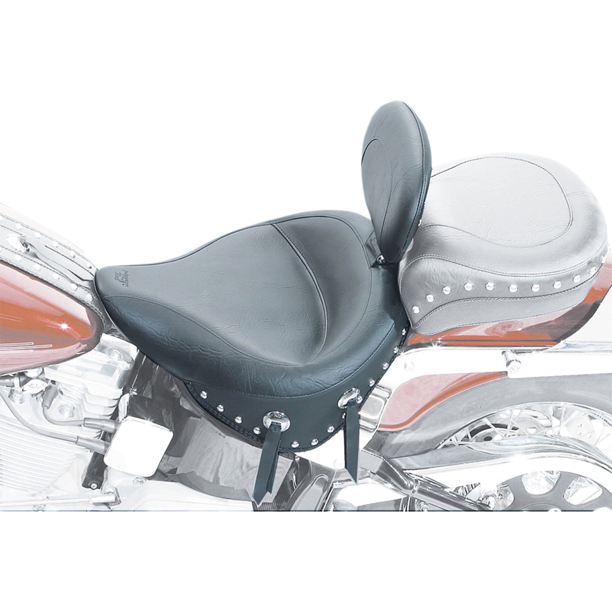 Mustang Wide Seat - 79104 For Harley Softail 1984-1999