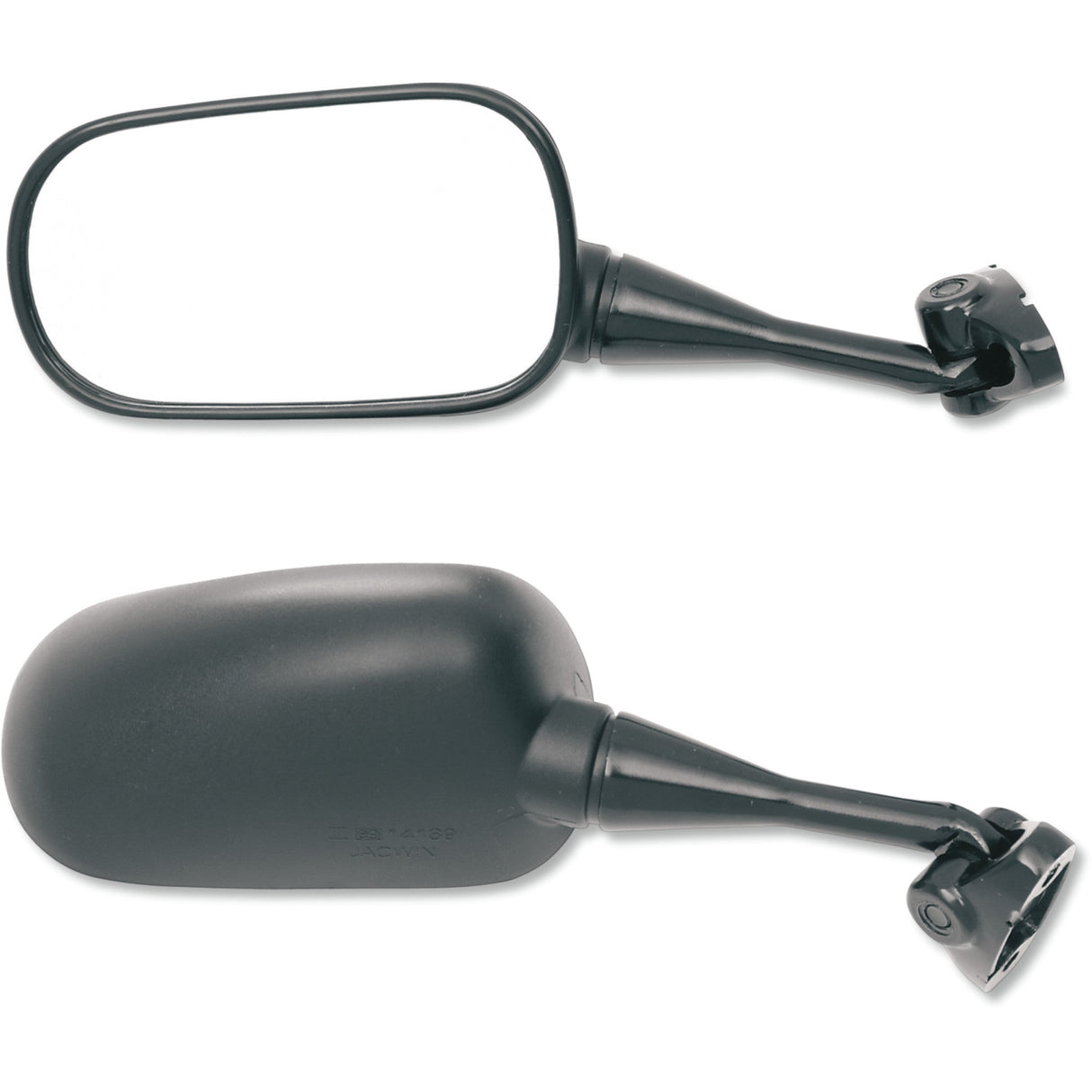 PARTS UNLIMITED 0640-0126 OEM Replacement Mirror Mirror - Side View - Rectangle - Black - Left