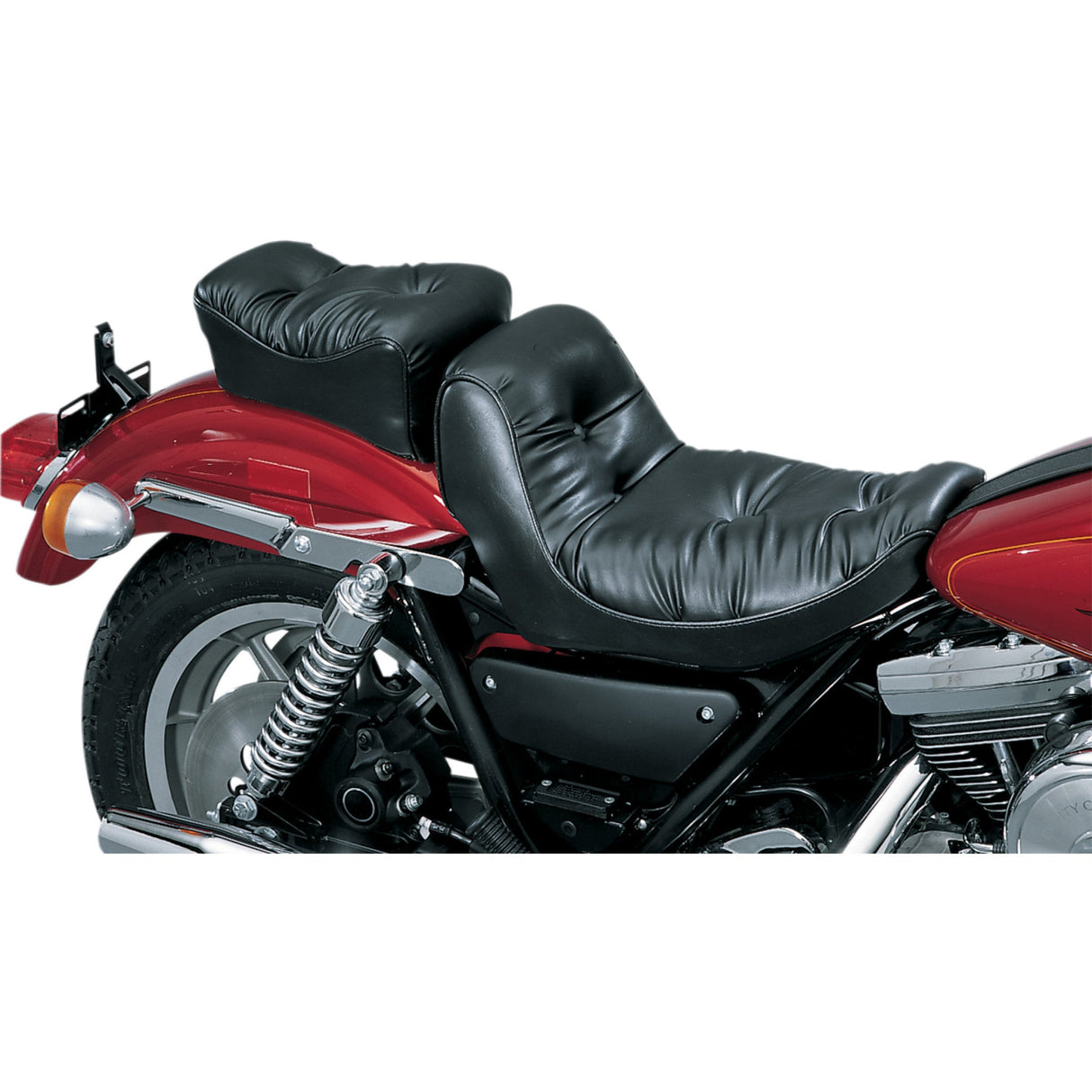 LePera Regal Plush "Pillow" 2-Up Seat - L-162 For Harley 1982-1994