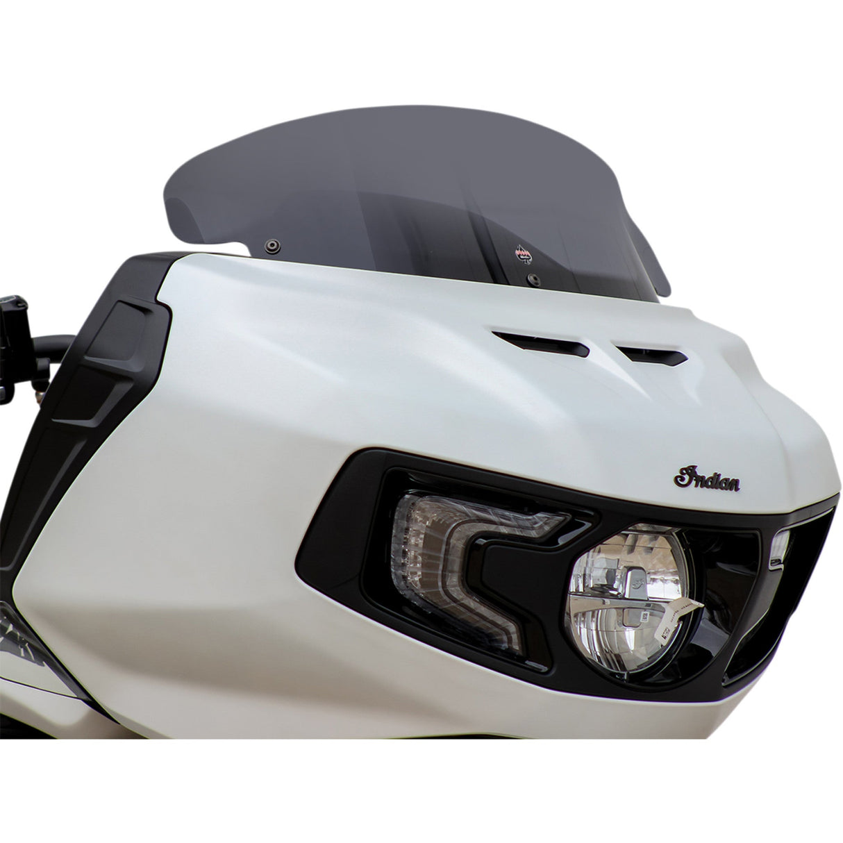 Klock Werks Flare® Windshield 8" Dark Smoke - KWW-04-0580 For Indian 2020-2025