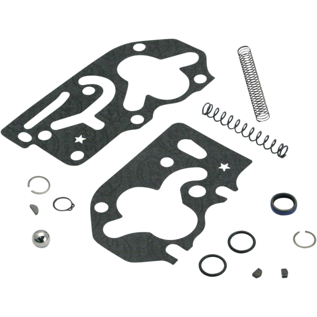 S&S CYCLE 31-6300 31-6300 High Volume/High Pressure (HVHP) Polished Billet Oil Pump Repair Kit HVHP Master Oil Pump Rebuild Kit