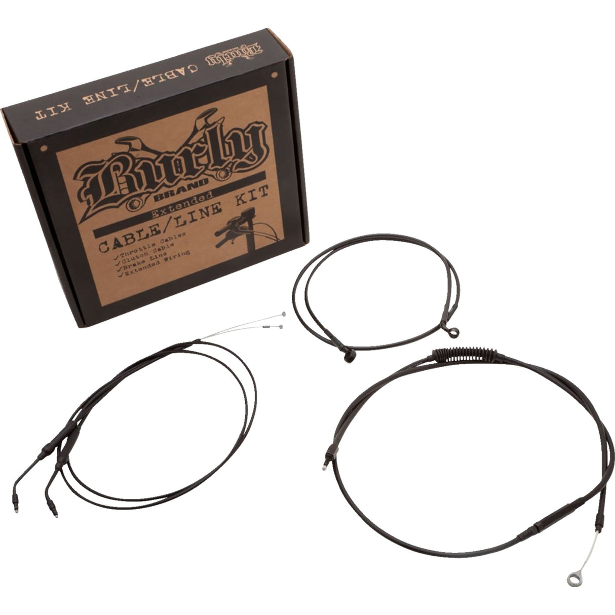Burly Brand Complete Cable Kit - B30-1139 For Harley Sportster 2007-2013