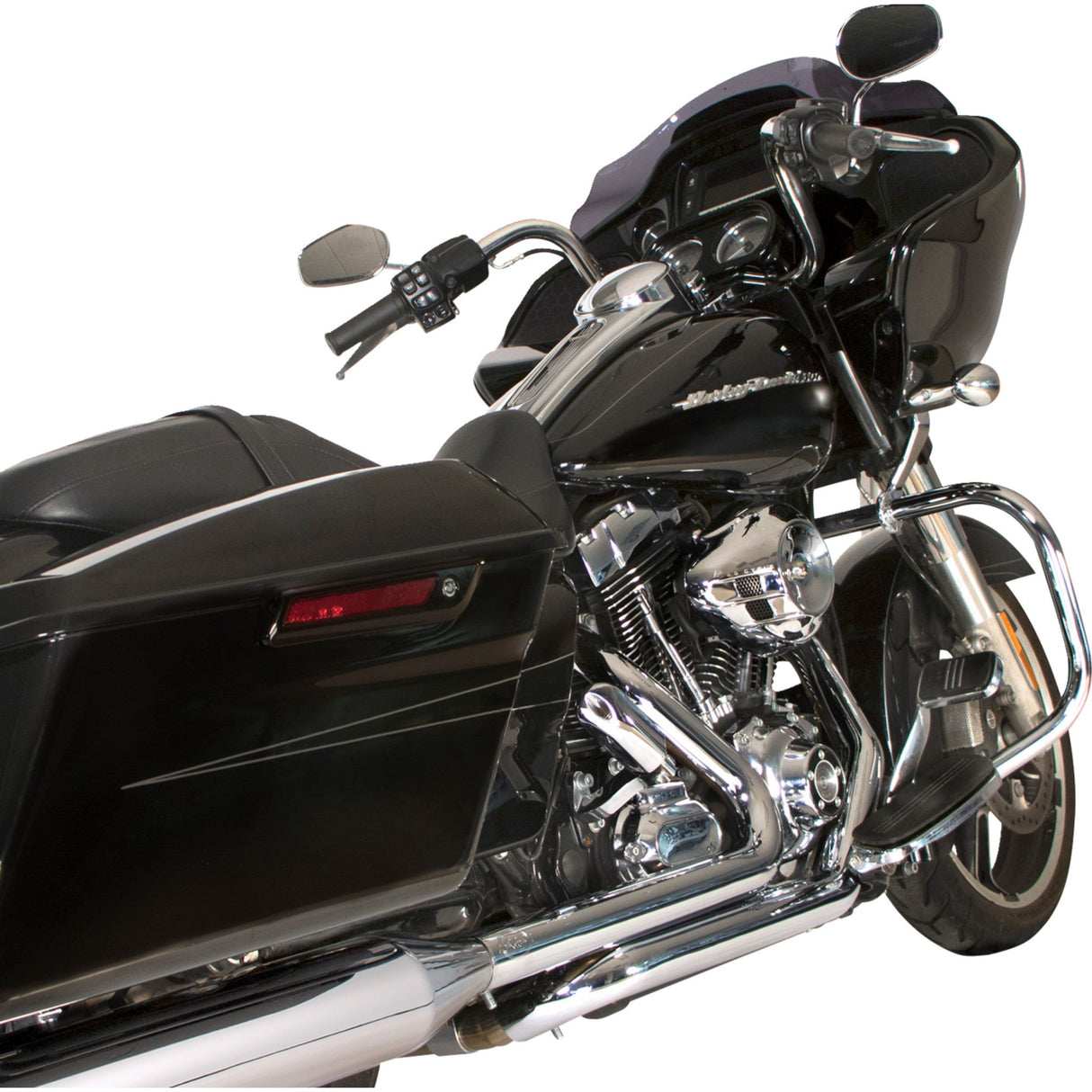 S&s Cycle Power Tune 2-Into-2 Head Pipe System - 550-0004B For Harley Touring 2009-2016