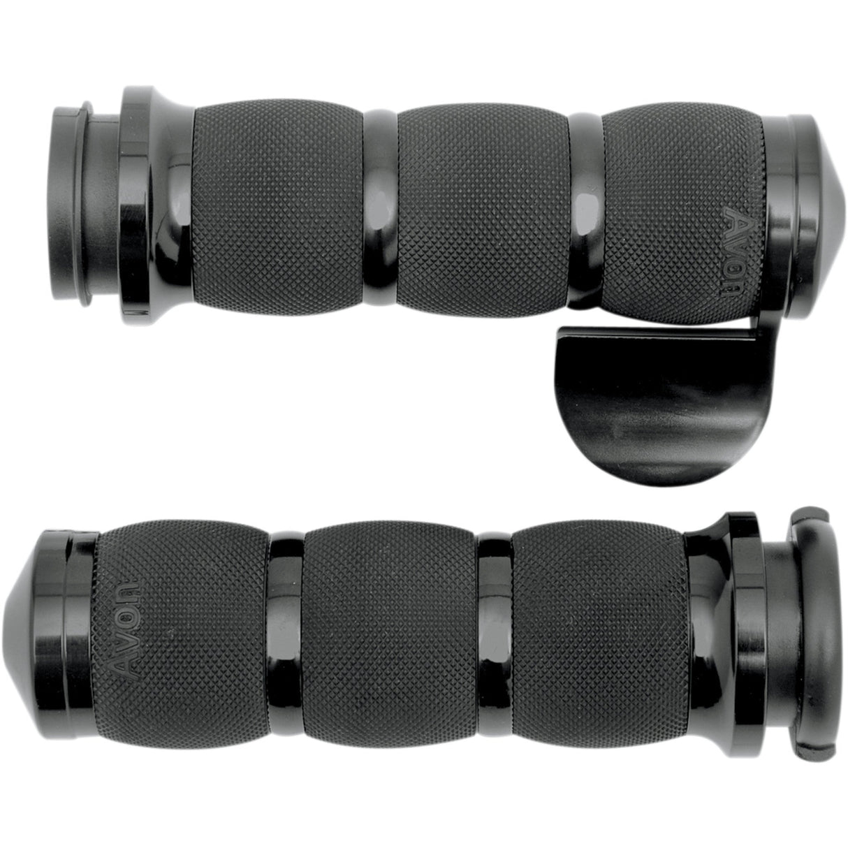 Avon Air Cushion Grips - AIR-90-AN-B-FL For Harley Motorcycles 2008-2023