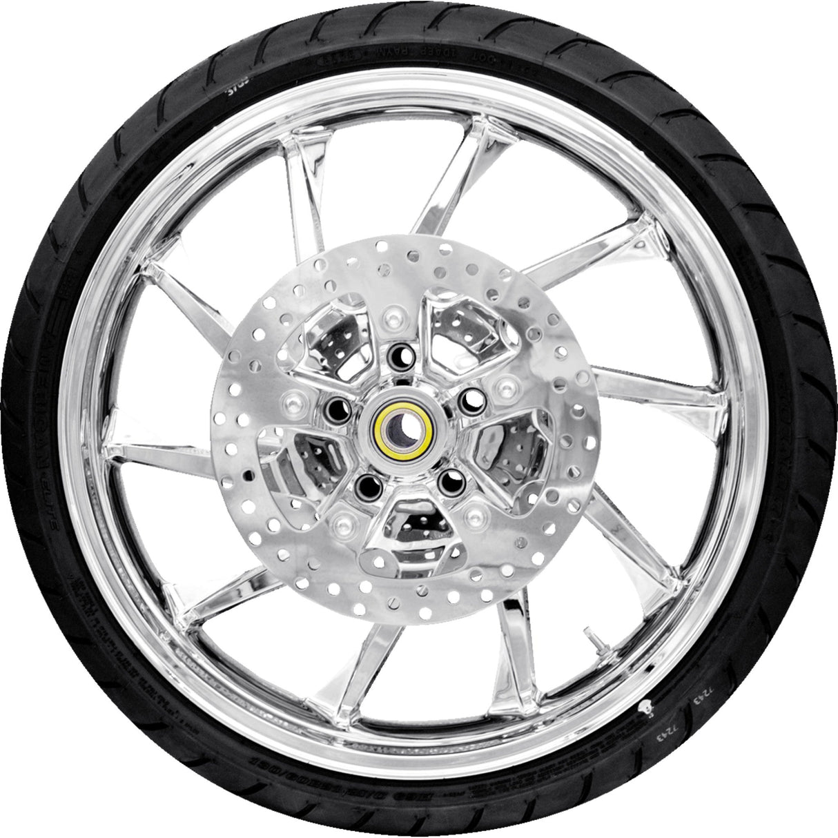 Coastal Moto Wheel - PKG2-HUR213CH-ABST For Harley Touring 2008-2024