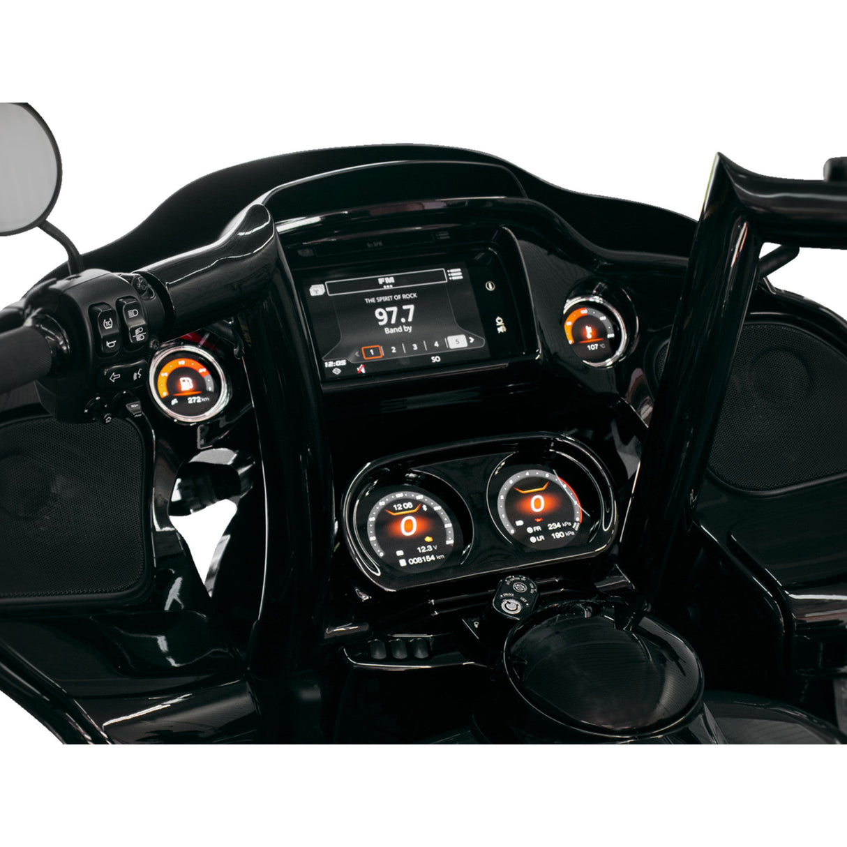 KOSO NORTH AMERICA 2210-0702 BA064930 HD-03X | TFT Gauge Set harley-davidson®