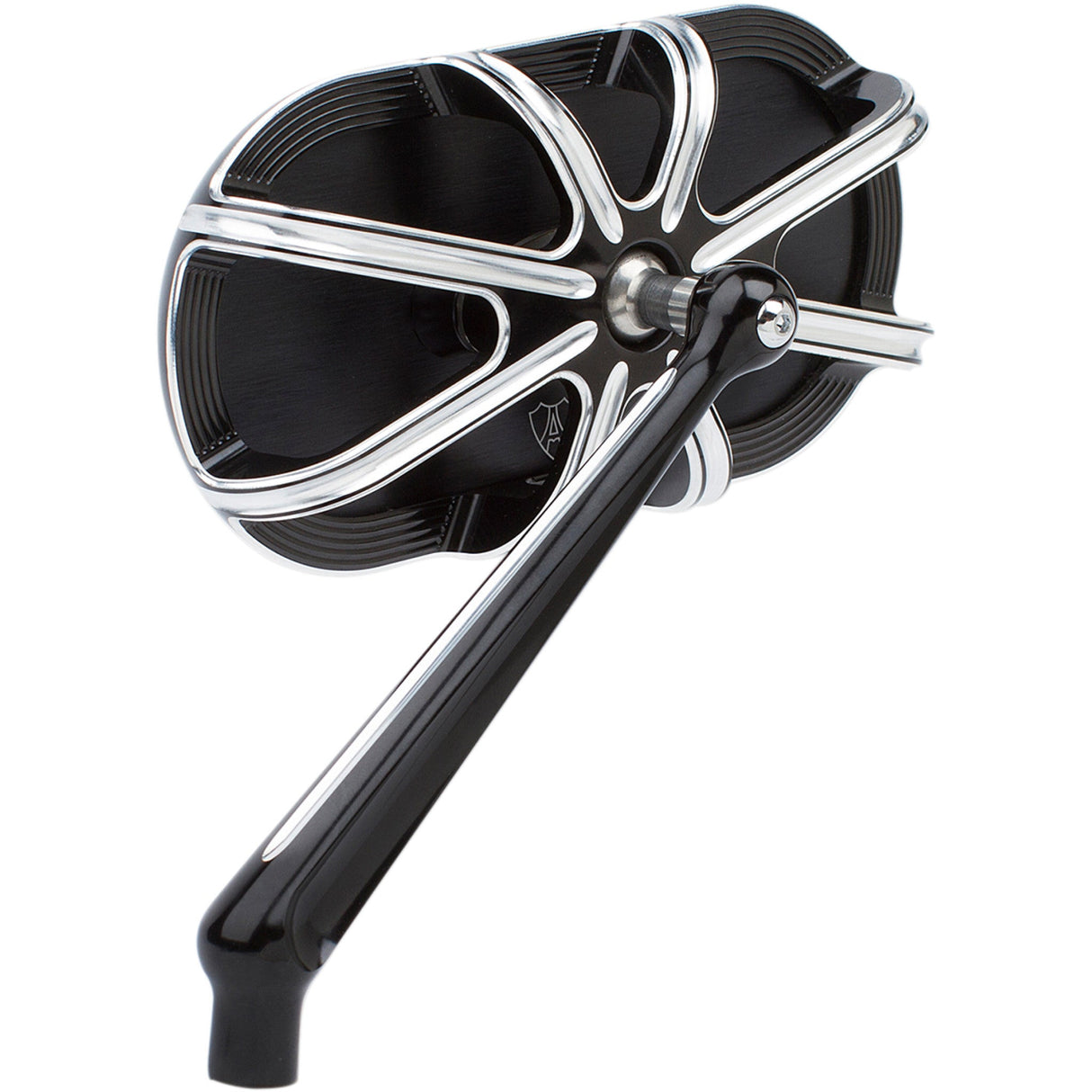 ARLEN NESS 0640-1201 13-160 Caged Series Mirror Mirror - Side View - Caged Series/10 Gauge - Black - Left