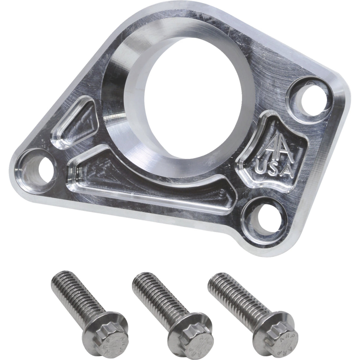 Alloy ART Floor Board Delete Mount Machined Raw M8 - M8FMM-1 For Harley Touring 2017-2026