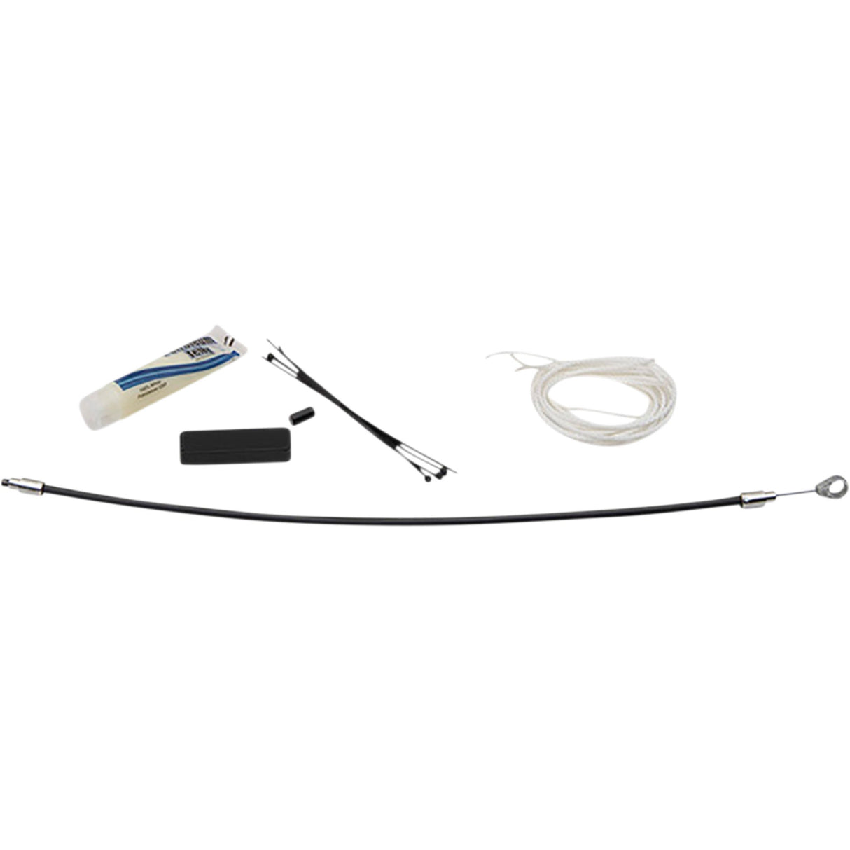 FAT Baggers INC. Control Installation Kit Cable Clutch 10"-12" Black - 109112-B For Harley Touring 2008-2013