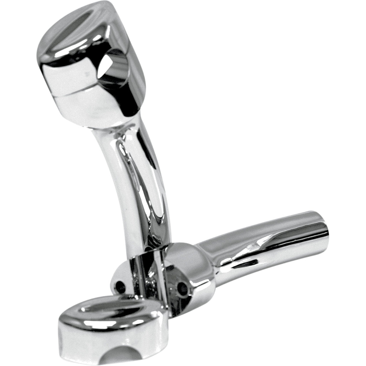 LA CHOPPERS 0602-0494 LA-7404-05 Hefty Handlebar Riser for 1-1/4" Handlebars Risers - Hefty Mohawk - Pullback - 5-1/2" - Chrome