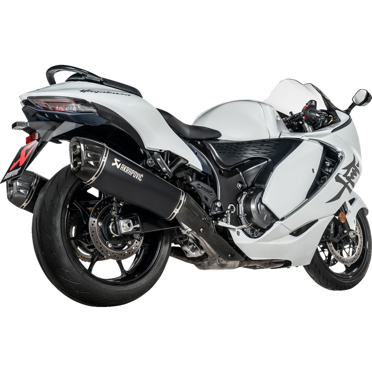 AKRAPOVIC 1811-4838 S-S13SO4-HRAATBL/1 Slip-On Line Mufflers titanium black - suzuki gsx-1300r hayabusa