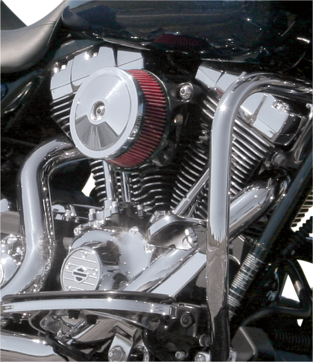 Air Cleaner Cover - Bob Dome - Chrome - 1014-0120