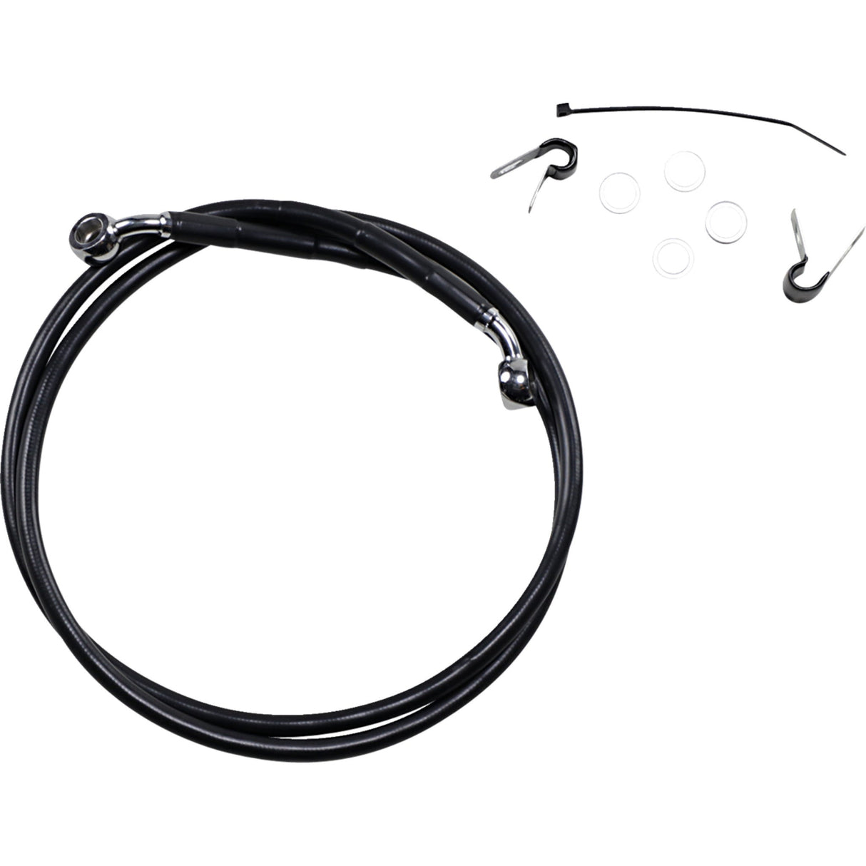 DRAG SPECIALTIES Extended Length Brake Line Kit Front - XL