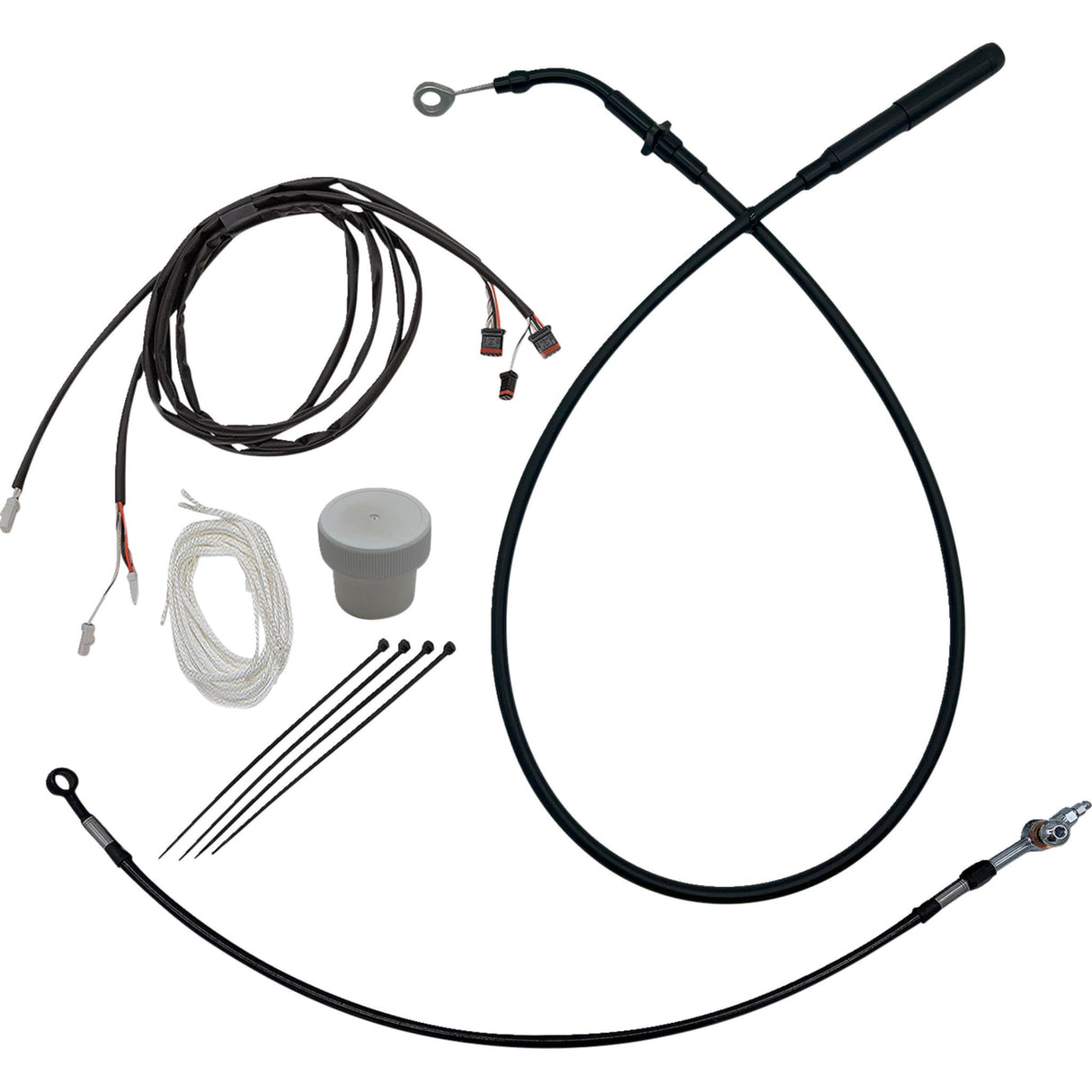 Fat Baggers Inc. Cable Kit - 119012-B For Harley Touring 2021-2025