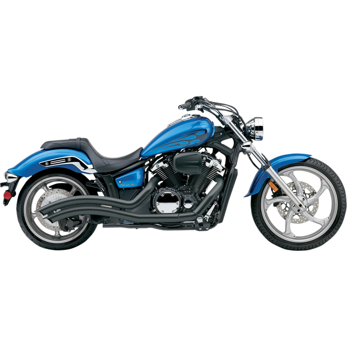 Cobra Speedster Swept 2-Into-2 Exhaust System - 2230B Yamaha Stryker 2011-2016