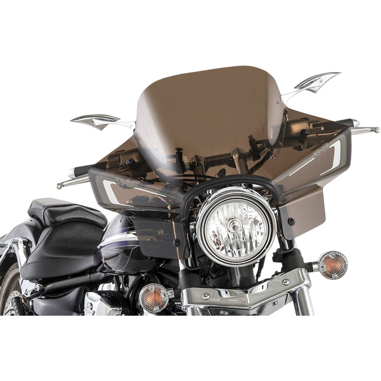 Slipstreamer Sport Fairing Windshield - SS-28-T For Kawasaki Motorcycles 1973-2011 | Honda Motorcycles 1968-1989 | Suzuki Motorcycles 1991-2019
