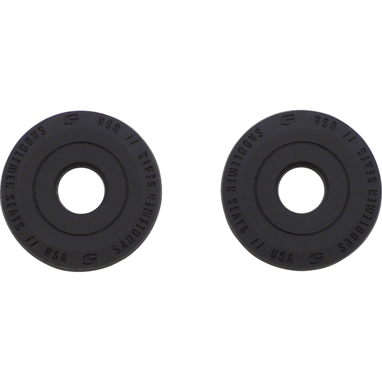 Saddlemen Dominator Pillion Pad Standard Reach Black With Gray Stitching - 806-23-0162 For Harley Softail 2006-2017