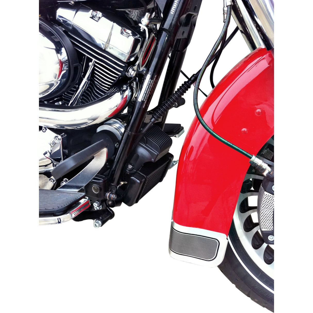 Jagg Oil Coolers Low-Mount Fan-Assisted Oil Cooler Kit Fan-Assisted Oil Cooler Kit Low Mount Touring - 751-FP2400-0323 For Harley Touring 2009-2016